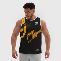 Мужская спортивная майка 3D Cs:go - Fnatic Orange 2019 - фото 2