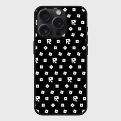 Чехол силиконовый для Apple iPhone 15 Pro матовый Roblox