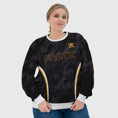 Женский свитшот 3D Cs:go - Fnatic The Form 2022, цвет 3D печать - фото 6