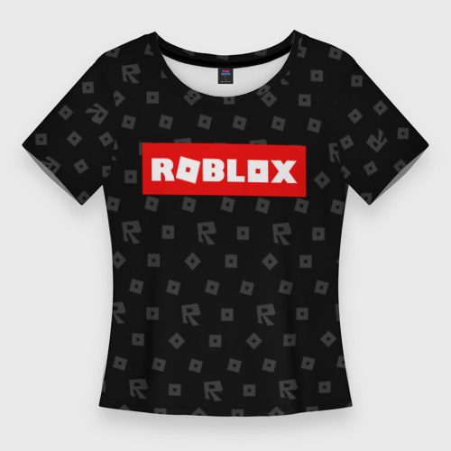 Женская футболка 3D Slim Roblox, цвет 3D печать