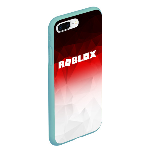 Чехол для iPhone 7Plus/8 Plus матовый Roblox, цвет мятный - фото 3