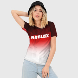 Женская футболка 3D Slim Roblox - фото 2