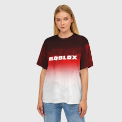 Женская футболка oversize 3D Roblox - фото 2