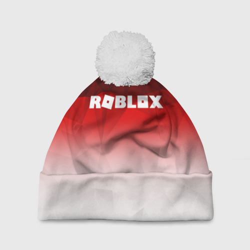 Шапка 3D c помпоном Roblox, цвет 3D печать