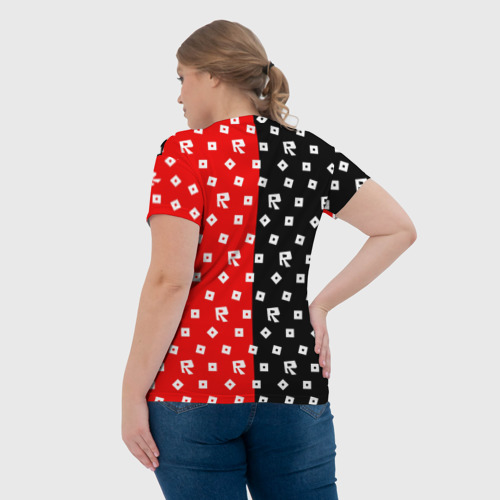 Женская футболка 3D Roblox, цвет 3D печать - фото 7