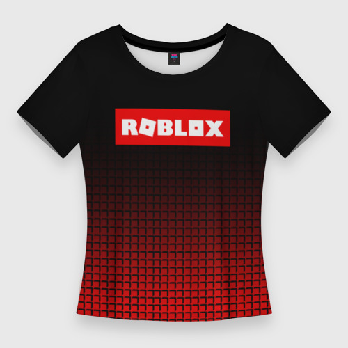 Женская футболка 3D Slim Roblox, цвет 3D печать