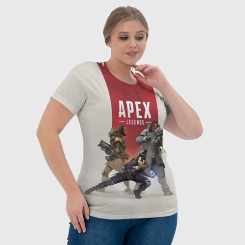 Женская футболка 3D Apex Legends, цвет 3D печать - фото 6