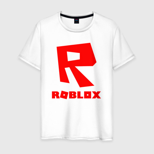 Мужская футболка хлопок Roblox, цвет белый