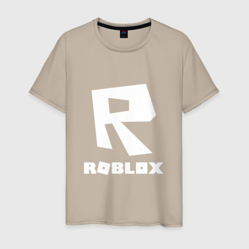Мужская футболка хлопок Roblox, цвет миндальный