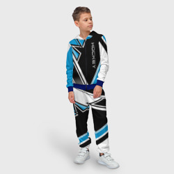 Детский костюм 3D Hockey black blue white - фото 2