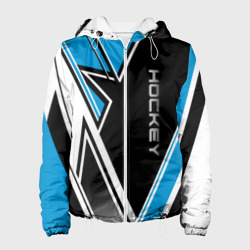 Женская куртка 3D Hockey black blue white