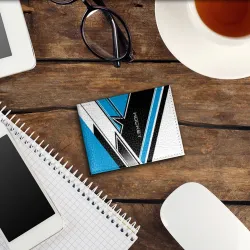 Обложка для студенческого билета Hockey black blue white - фото 2