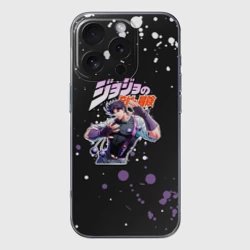 Чехол для iPhone 16 Pro Max силиконовый с защитой камеры JoJo