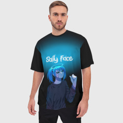 Мужская футболка oversize 3D Sally Face - фото 2