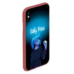 Чехол для iPhone XS Max матовый Sally Face - фото 2