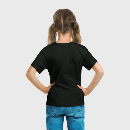 Детская футболка 3D с принтом Sally Face, вид сзади #2