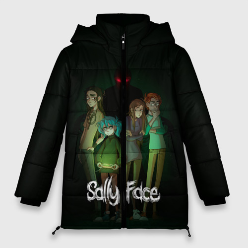 Женская зимняя куртка Oversize Sally Face, цвет красный