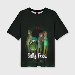 Женская футболка oversize 3D Sally Face
