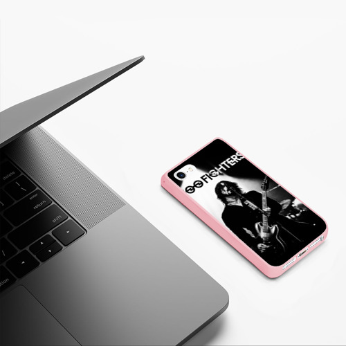 Чехол для iPhone 5/5S матовый Foo Fighters - фото 5