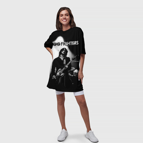 Платье-футболка 3D Foo Fighters, цвет 3D печать - фото 5