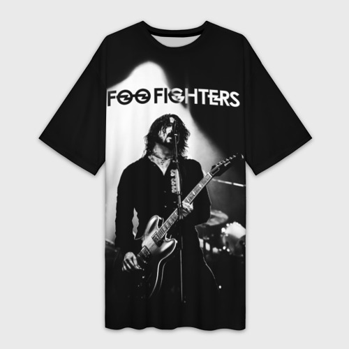 Платье-футболка 3D Foo Fighters, цвет 3D печать