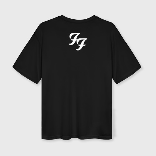 Женская футболка oversize 3D Foo Fighters, цвет 3D печать - фото 2