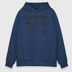 Мужское худи Oversize хлопок Foo Fighters