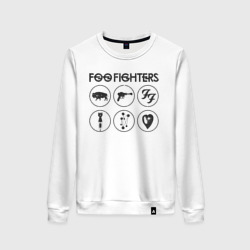 Женский свитшот хлопок Foo Fighters