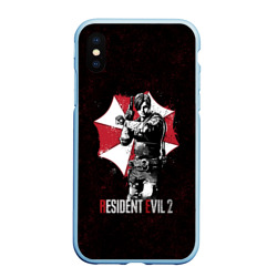 Чехол для iPhone XS Max матовый Resident Evil 2