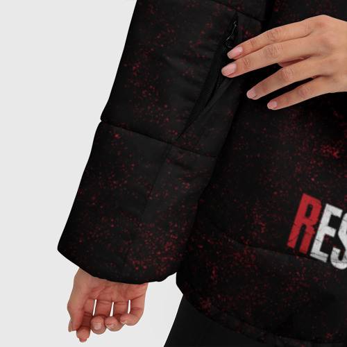 Женская зимняя куртка Oversize Resident Evil 2, цвет черный - фото 6