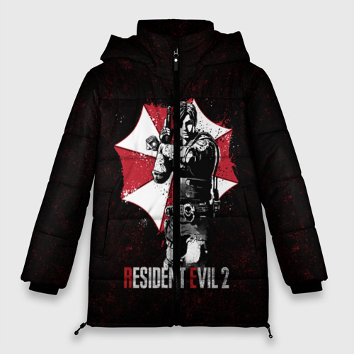 Женская зимняя куртка Oversize Resident Evil 2, цвет черный