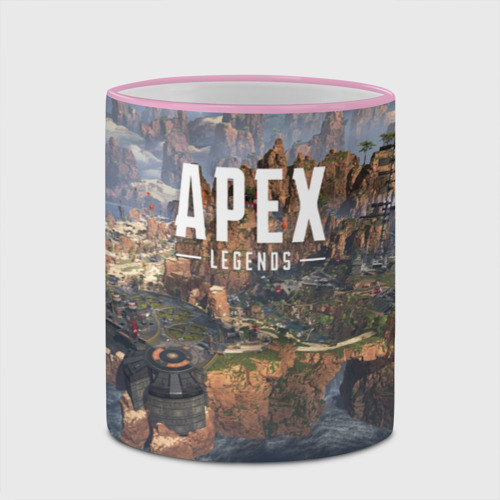 Кружка с полной запечаткой Apex Legends, цвет Кант розовый - фото 4