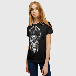 Женская футболка 3D Пиратский череп - фото 2