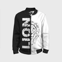 Детский бомбер 3D Lion - portrait