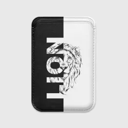 Картхолдер Magsafe магнитный Lion - portrait
