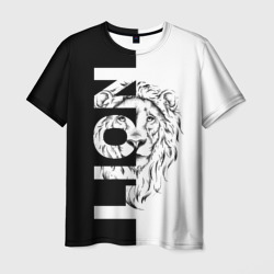 Lion - portrait – Мужская футболка 3D с принтом купить со скидкой в -26%