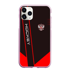 Чехол для iPhone 11 Pro Max матовый Hockey