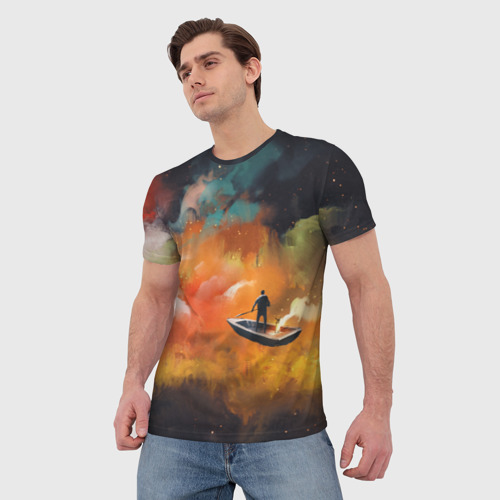 Мужская футболка 3D The Endless River, цвет 3D печать - фото 3