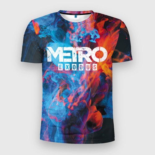 Мужская футболка 3D Slim Metro Fire, цвет 3D печать
