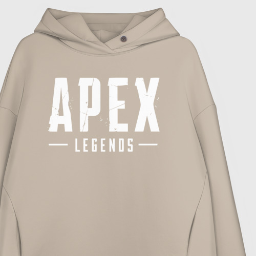 Женское худи Oversize хлопок Apex Legends, цвет миндальный - фото 3