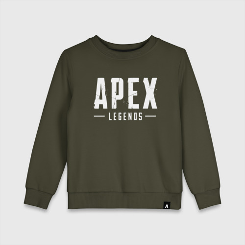 Детский свитшот хлопок Apex Legends, цвет хаки