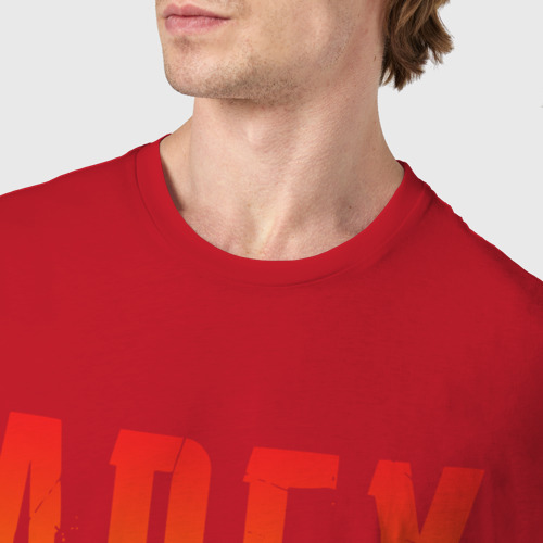 Мужская футболка хлопок APEX LEGENDS, цвет красный - фото 6