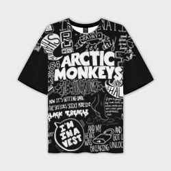 Мужская футболка oversize 3D Arctic Monkeys