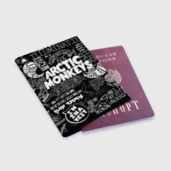 Обложка для паспорта матовая кожа Arctic Monkeys - фото 2