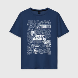 Женская футболка хлопок Oversize Arctic Monkeys