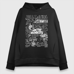 Женское худи Oversize хлопок Arctic Monkeys