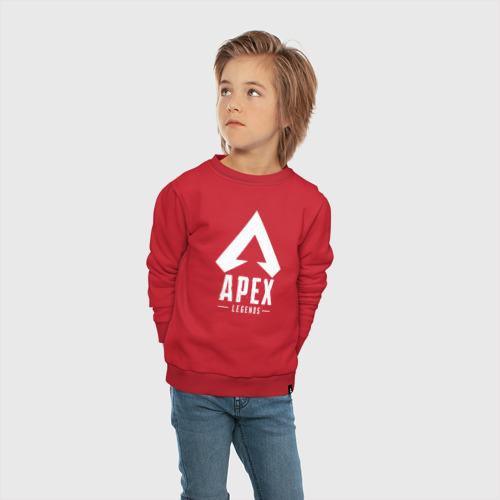 Детский свитшот хлопок Apex Legends, цвет красный - фото 5