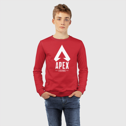 Детский свитшот хлопок Apex Legends, цвет красный - фото 7