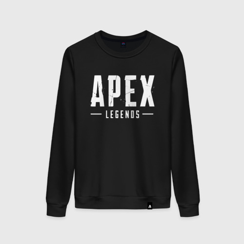 Женский свитшот хлопок APEX LEGENDS (НА СПИНЕ), цвет черный