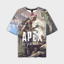 Мужская футболка oversize 3D Apex Legends